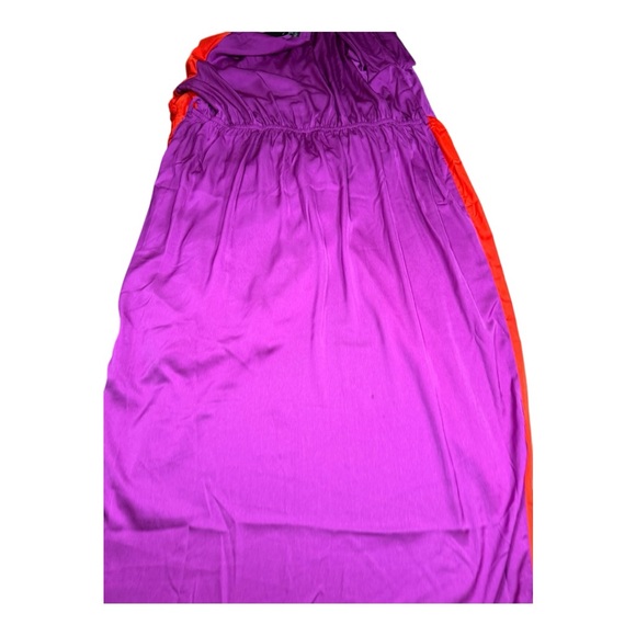 City chic Red and Purple Wrap Dress size xxl/24 - Picture 9 of 12